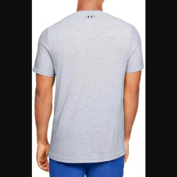 Under Armour UA Seamless Short Sleeve T Shirt Shade Silver Gray Size M - Picture 4 of 12